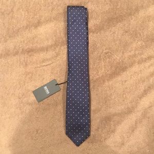 NEW Hugo Boss Navy tie
